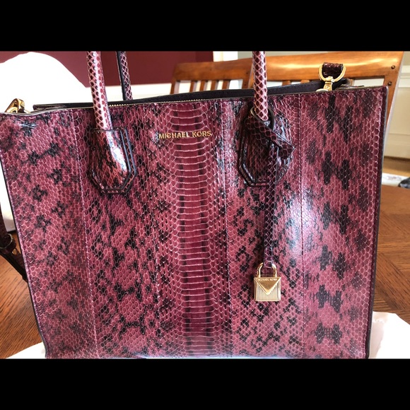 Mercer snakeskin tote Clearance
